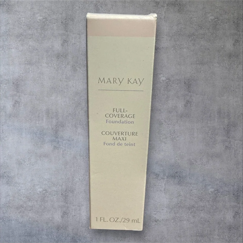 Mary Kay Full Coverage Foundation Bronze‎ 507 377900 1oz New NIB Disc. Gray Cap